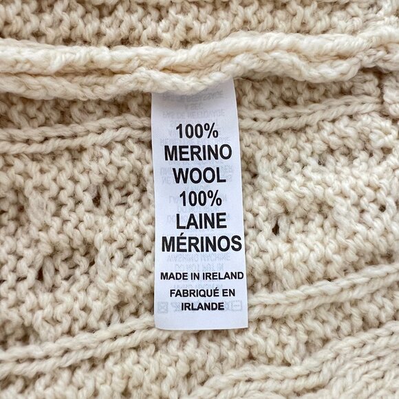 NEW Aran Mor 100% Irish Marino Wool Sweater, Size XL - Picture 14 of 16